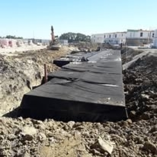 Etablering af LAR-nedsivningsanlæg til lokal afledning af regnvand