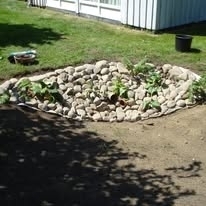 LAR-regnbed til lokal afledning og nedsivning af regnvand